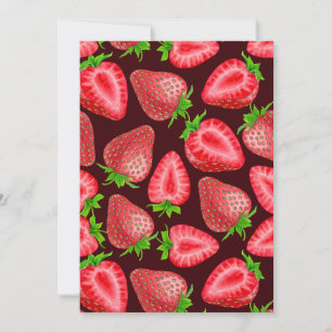 Strawberries Invitation