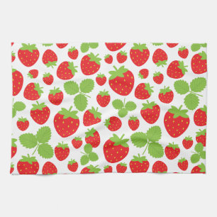 Strawberries Kitchen Towel