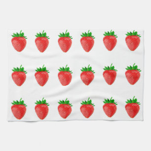 Strawberries Kitchen Towels