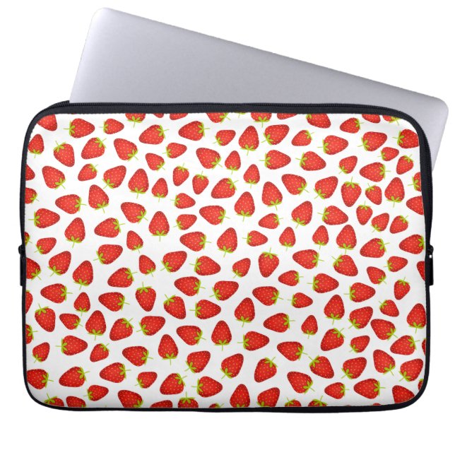 Strawberries Laptop Sleeve (Front)