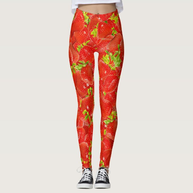 Strawberries Leggings (Front)