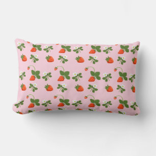 Strawberries Lumbar Cushion