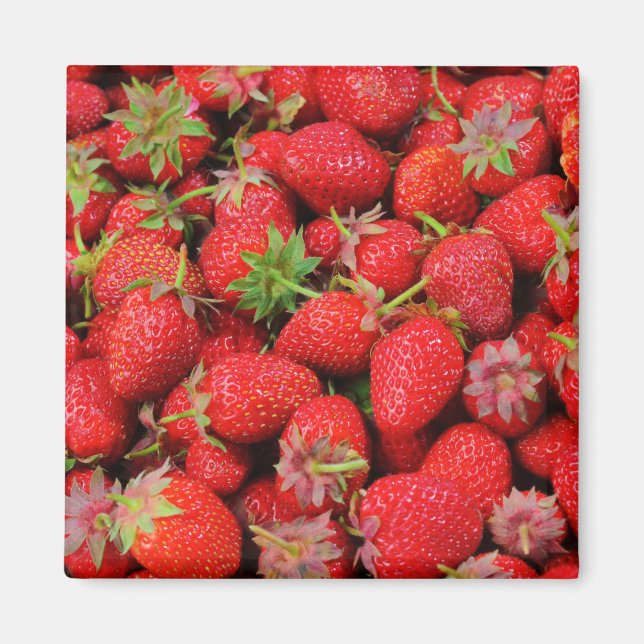 Strawberries Magnet (Front)