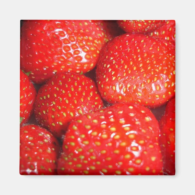 Strawberries Magnet (Front)