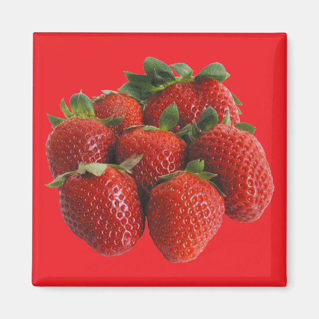 Strawberries Magnet (Front)