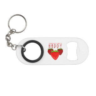 Strawberries Make Me Happy Cute Strawberry Quote