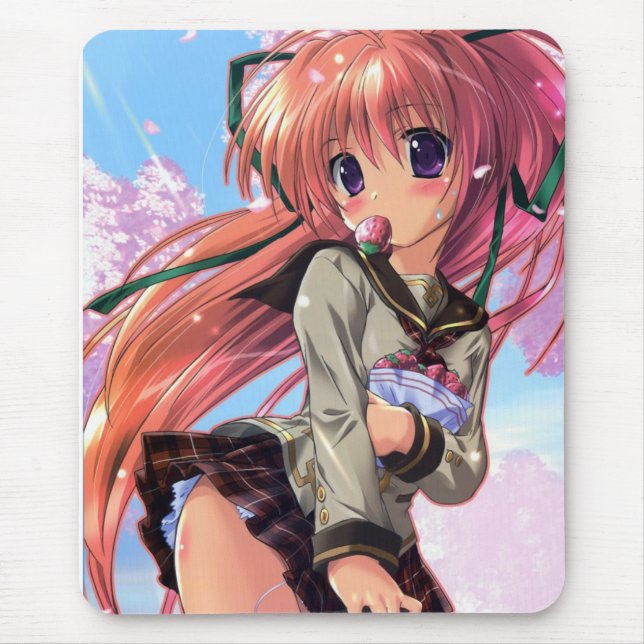 strawberries mouse pad (Front)