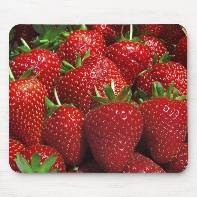 Strawberries! Mouse Pad (Front)