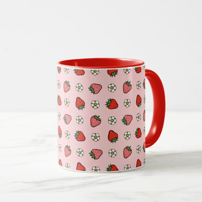 Strawberries Mug (Front Right)