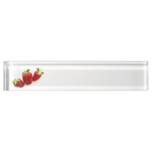 Strawberries Nameplate