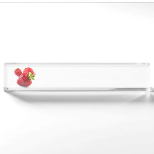 Strawberries Nameplate