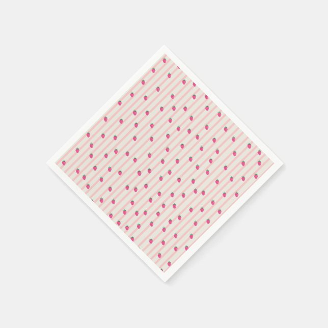 strawberries napkin (Corner)