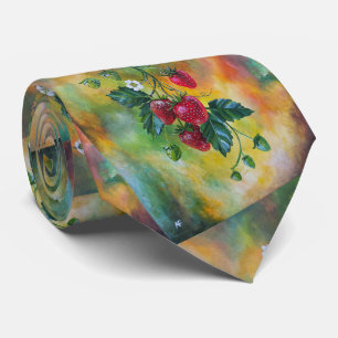 Strawberries on a Summer Vine by Alfred Fox Tie