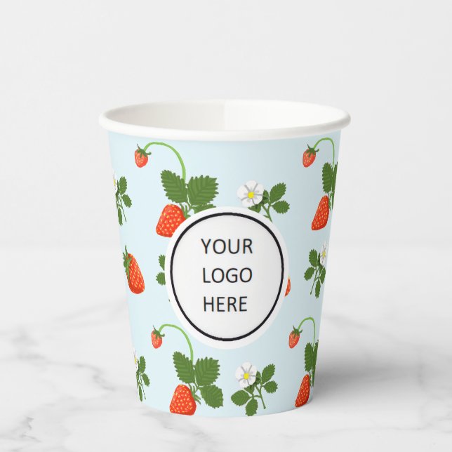 Strawberries Paper Cups (Left)