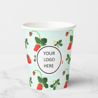 Strawberries Paper Cups