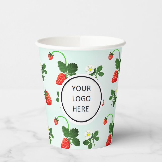 Strawberries Paper Cups (Left)