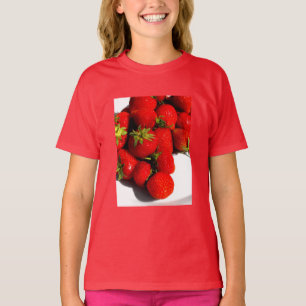 Strawberries party fruit Christmas festive T-Shirt