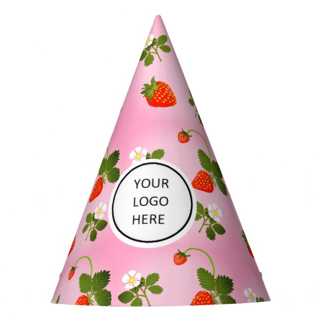 Strawberries Party Hat (Front)