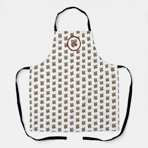 Strawberries patter women apron