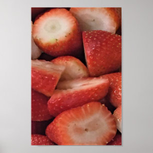 Strawberries Photo Poster