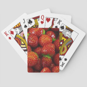 Strawberries  playing cards