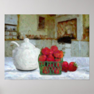 Strawberries Poster