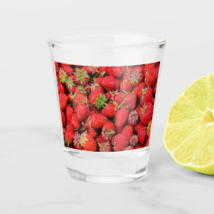 Strawberries Shot Glass