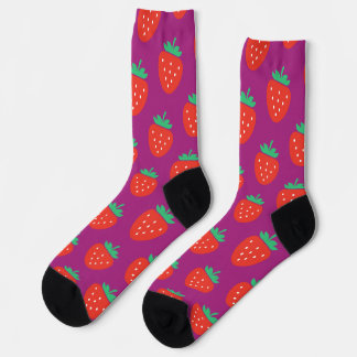strawberries socks