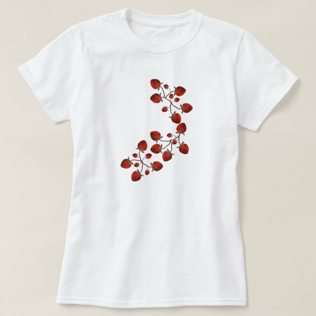 Strawberries T-Shirt (Design Front)