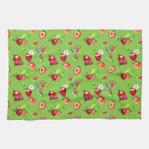 STRAWBERRIES TEA TOWEL
