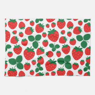 Strawberries Tea Towel