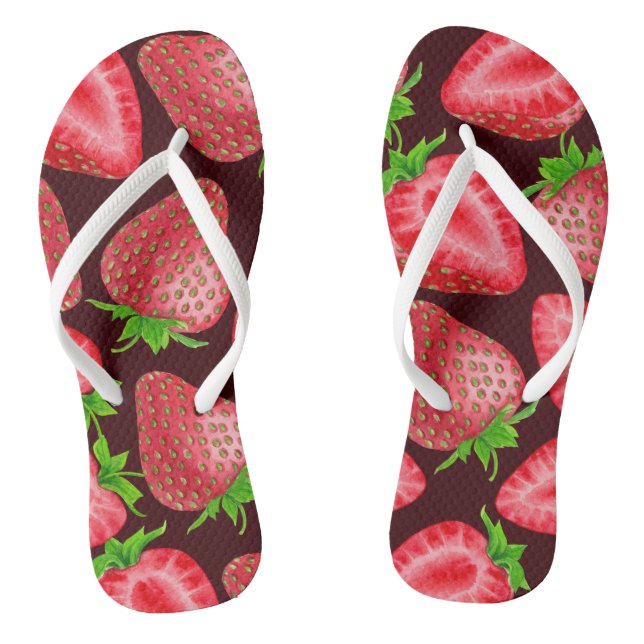 Strawberries Thongs (Footbed)