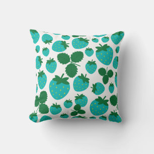 Strawberries Throw Pillow