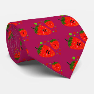 Strawberries Tie