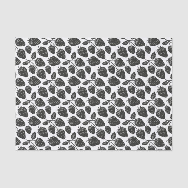 Strawberries Tissue Paper (Front)