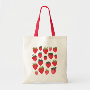 Strawberries Tote Bag