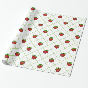 Strawberries Wrapping Paper