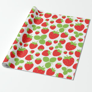 Strawberries Wrapping Paper