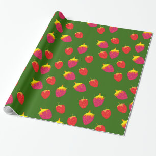 Strawberries Wrapping Paper