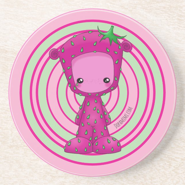 StrawberriMimi Coaster (Front)