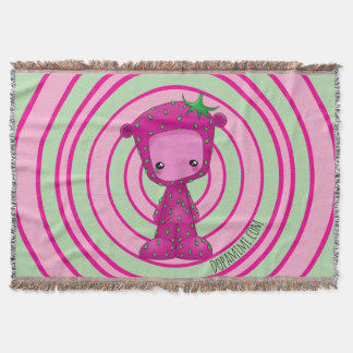StrawberriMimi Throw Blanket