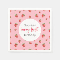 Strawberry 1st Birthday Berry First