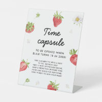 Strawberry 1st Birthday Time Capsule