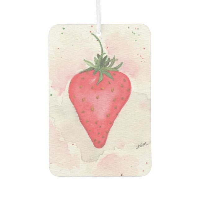 Strawberry air freshener (Front)