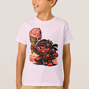 Strawberry Assassin Ice Cream — Vintage Summer Fun T-Shirt
