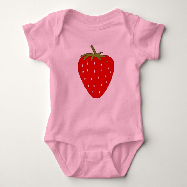 STRAWBERRY BABY BODYSUIT (Front)