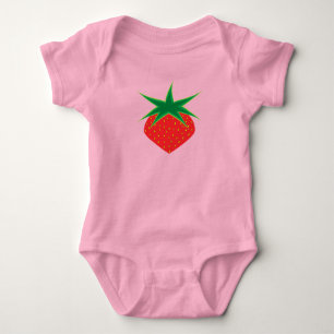 Strawberry Baby One-Piece Bodysuit