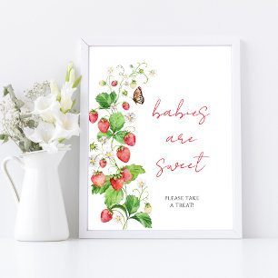 Strawberry Baby Shower Babies are sweet  Poster