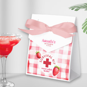Strawberry Bachelorette Sweet Relief Survival Kit Favour Box