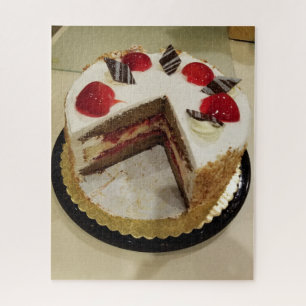 Strawberry Banana Atomic Cake Jigsaw Puzzle